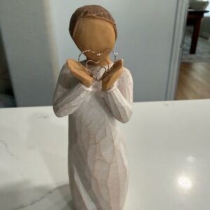 Willow Tree Heartfelt Sculpture - Tan and Cream